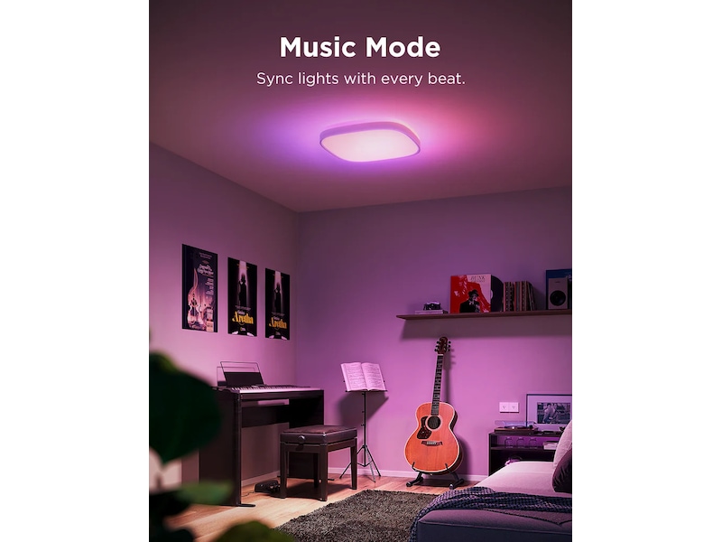 Govee 30cm RGBWW + RGBIC Smart fyrkantig taklampa Taklampa