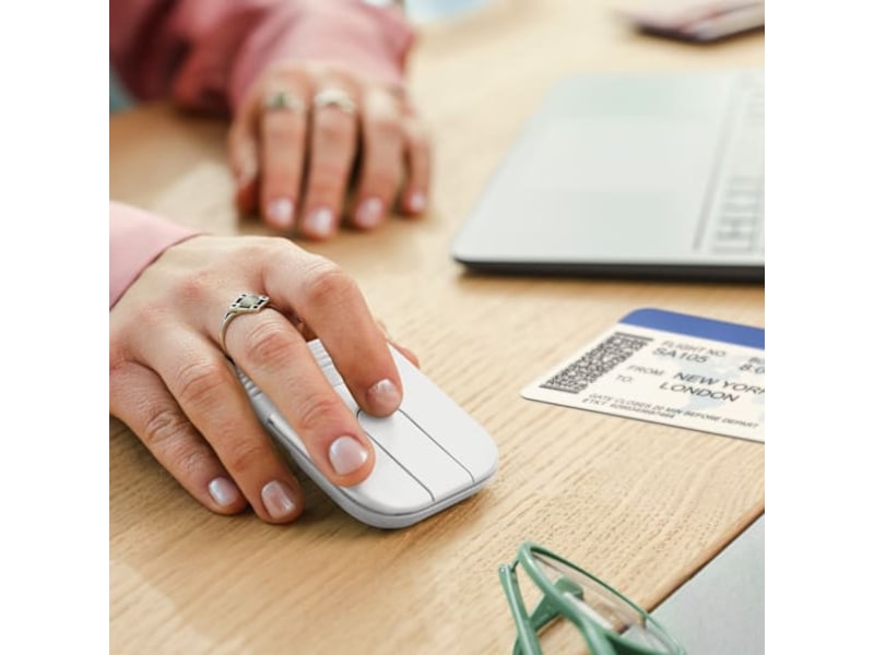Logitech Mobi Fold trådlös mus (off white) Mus