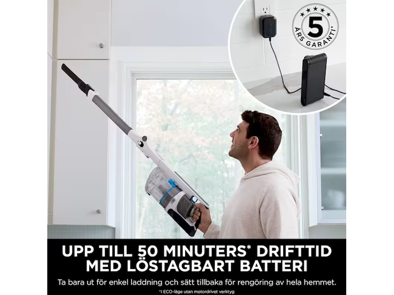Shark PowerPro Pet IZ380EUT trådlös dammsugare Skaftdammsugare