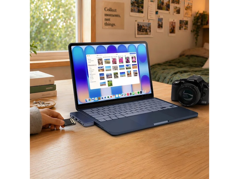 Satechi USB-C Snap Hub för MacBook Neo (indigo) Dockningsstation och USB-hub
