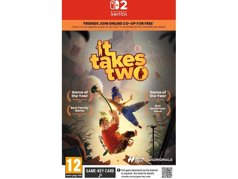 It Takes Two Spill till Nintendo Switch 2