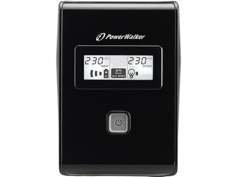 BlueWalker PW UPS VI 850 LCD Schuko UPS och UPS-batteri