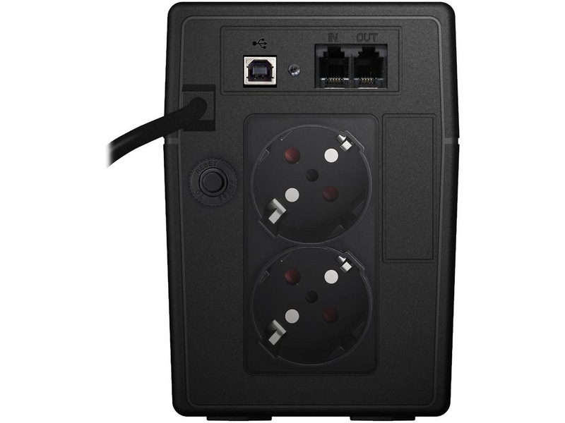 BlueWalker PW UPS VI 850 LCD Schuko UPS och UPS-batteri