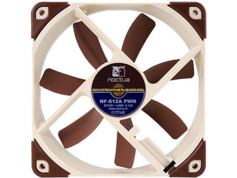 Noctua NF-S12A PWM 120mm Fläkt Fläkt