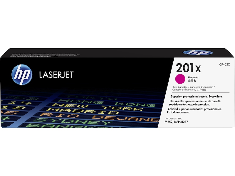 HP Toner 201X Magenta Lasertoner