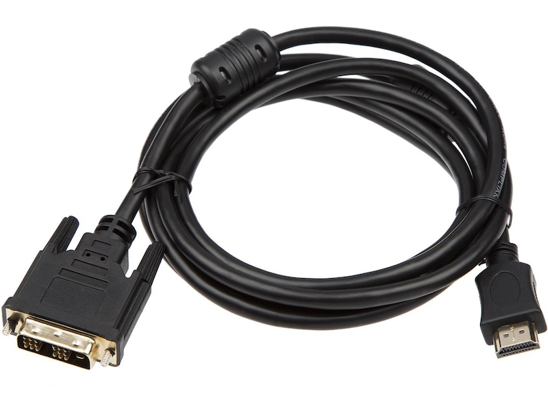 DVI till HDMI kabel 2m (svart) Skärmkablar