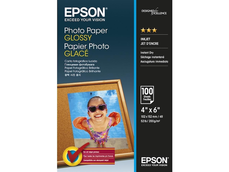 Epson Photo Paper Glossy 10x15cm Papper