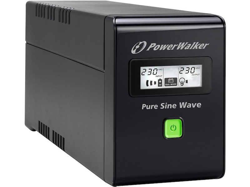 BlueWalker PW UPS VI 800 SW Schuko UPS och UPS-batteri