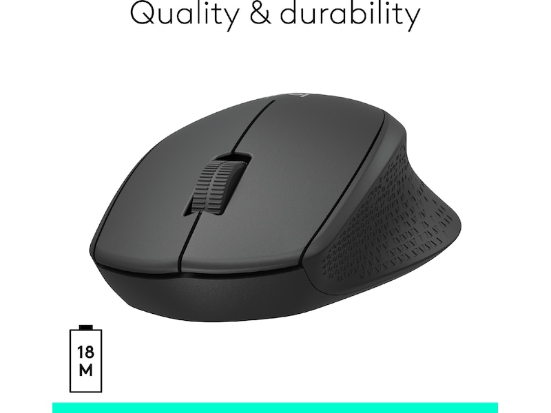 Logitech M330 Silent Plus Trådlös PC mus (svart) Mus