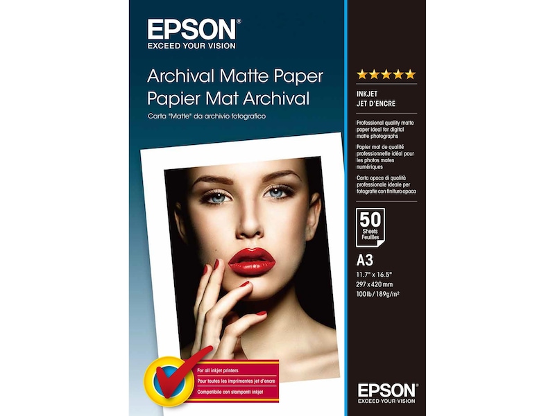 Epson Archival Matte Paper A3 Papper