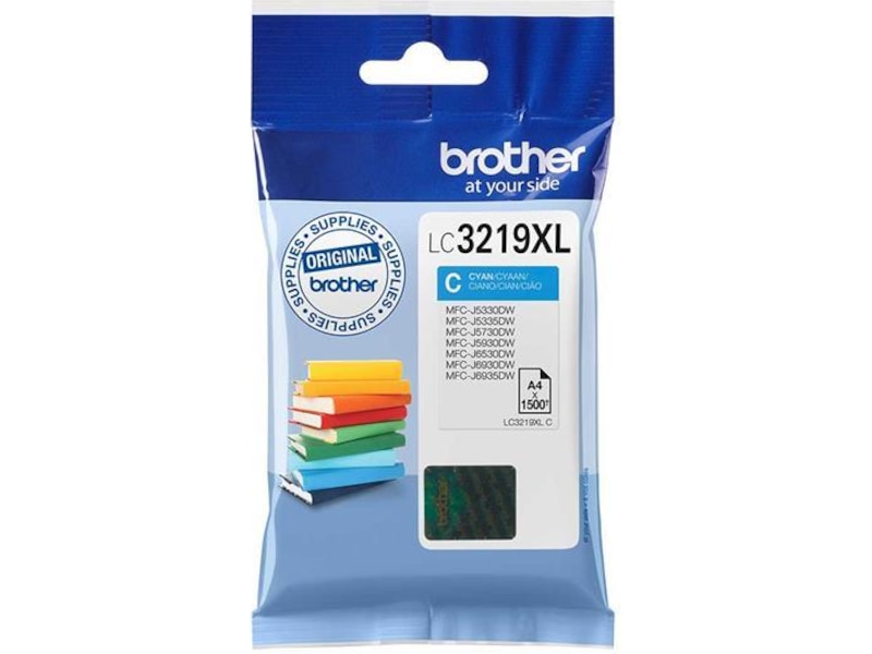 Brother Bläck LC3219XLC Cyan Bläckpatron