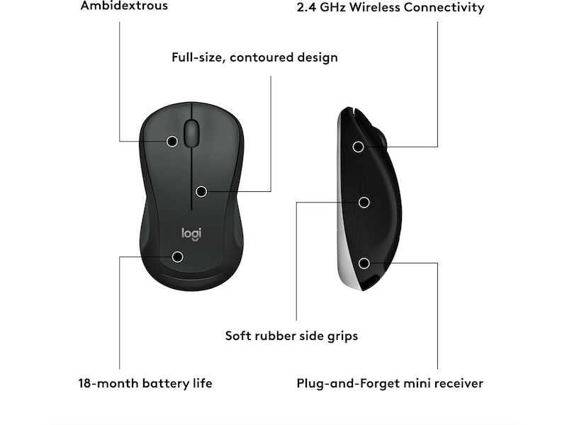 Logitech MK540 Advanced Combo Trådlös Mus & tangentbord -combo-paket