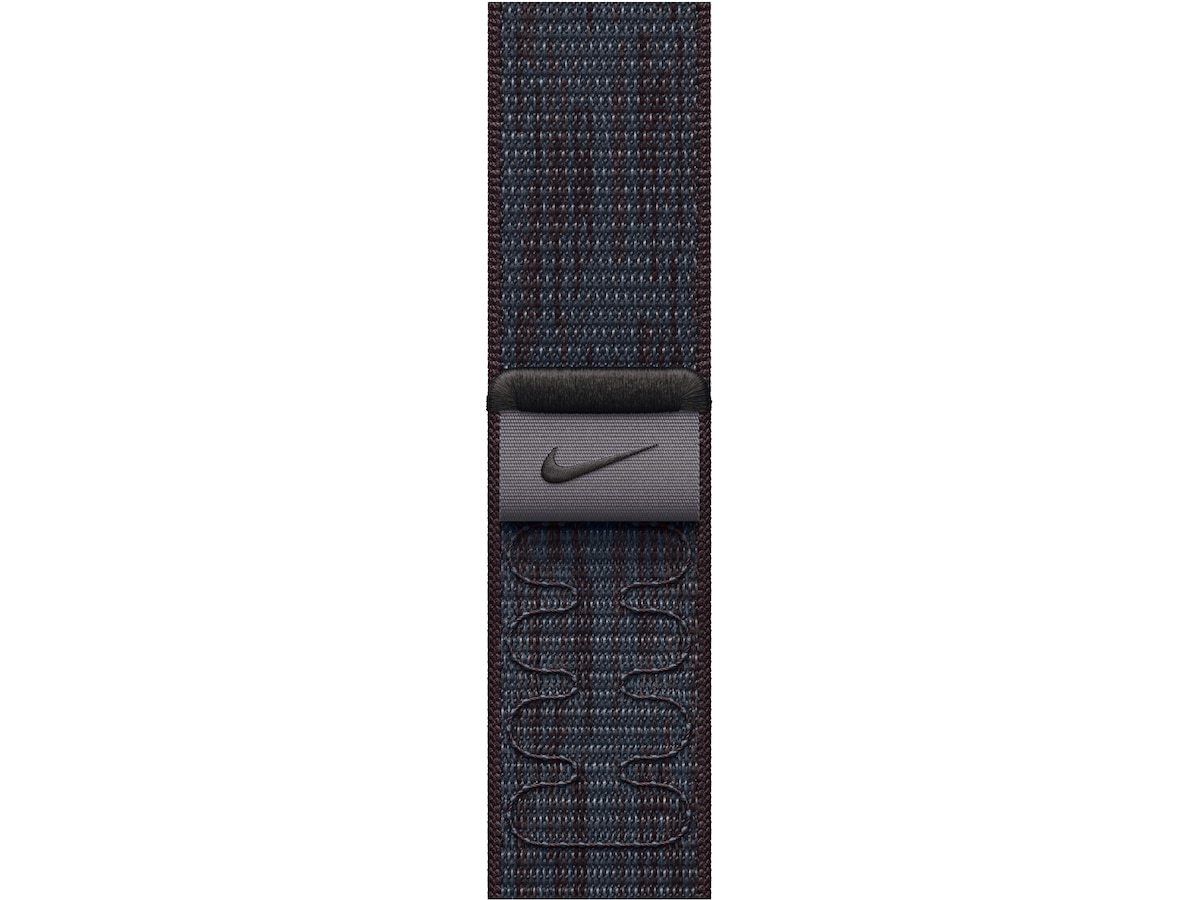 Apple Watch 46mm Nike Sport Loop (black/blue) Armband