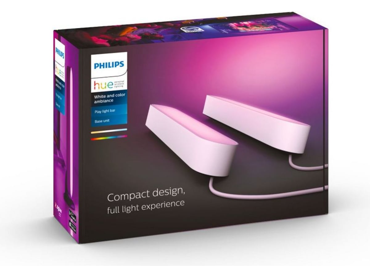 Philips Hue Play light bar 2-pack (vit) Led strips & underhållning