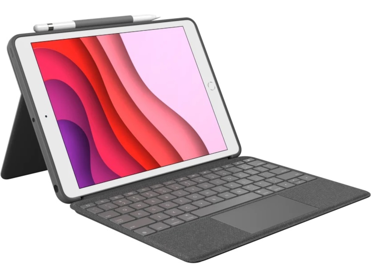 Logitech iPad 10,2" (2021) Combo Touch (grafit) Skydd