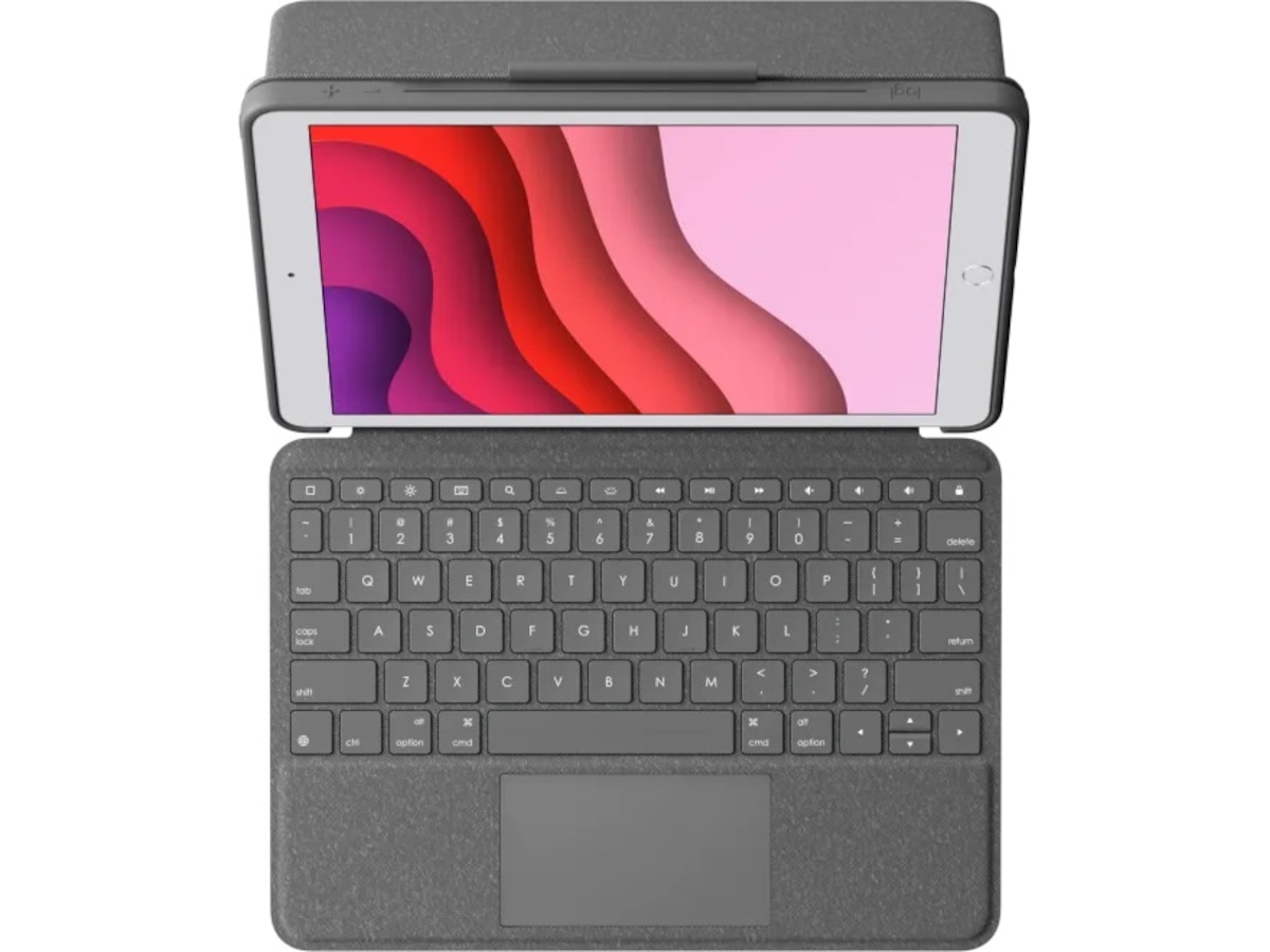 Logitech iPad 10,2" (2021) Combo Touch (grafit) Skydd