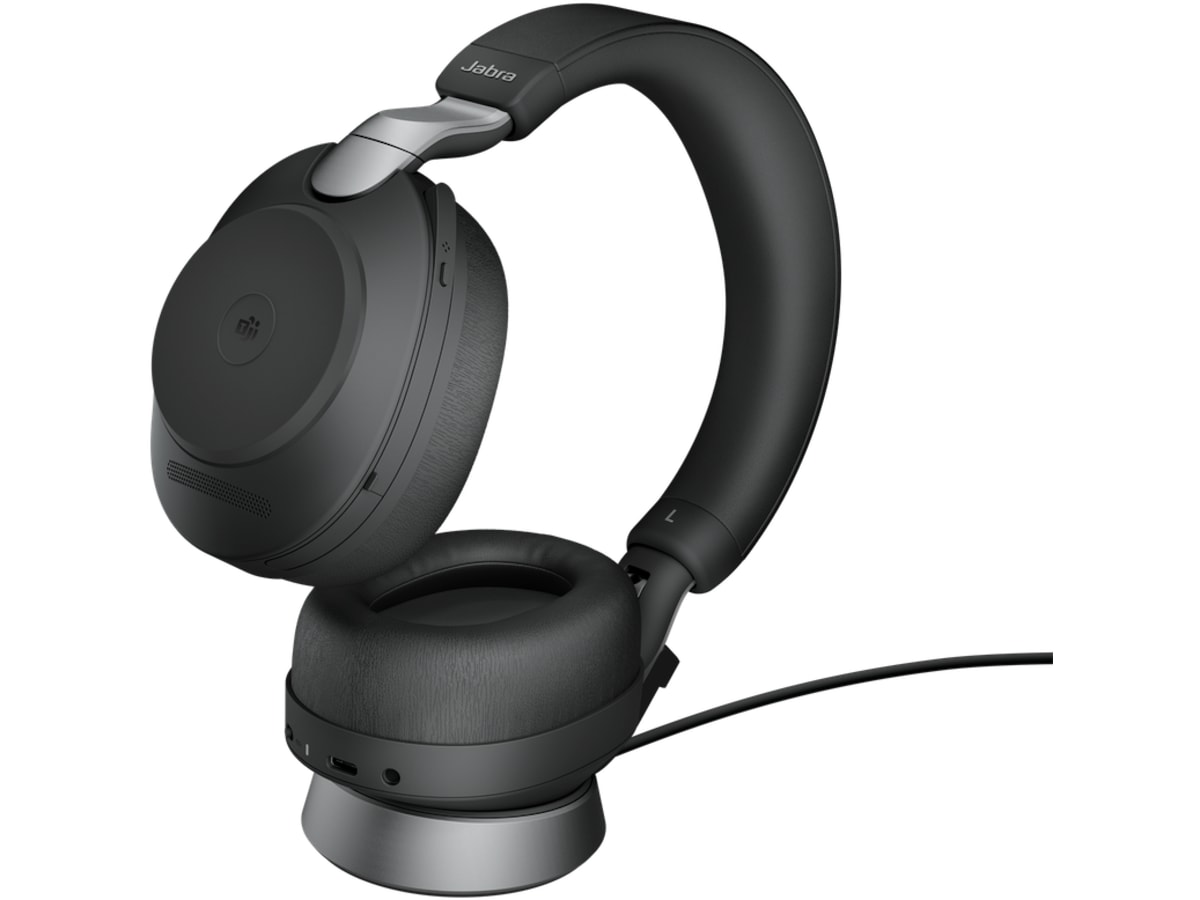 Jabra Evolve2 85, Link380a MS Stereo Stand Black Headset