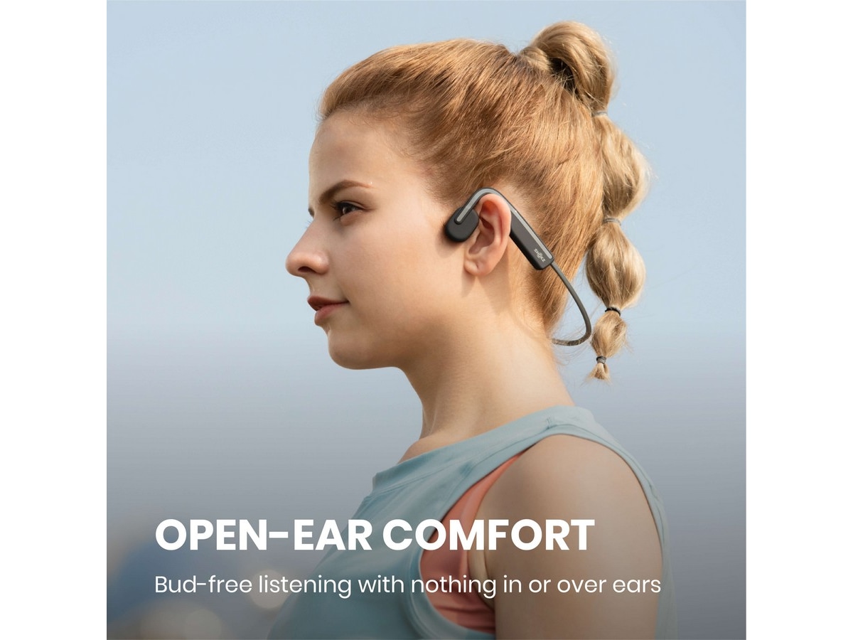 SHOKZ OpenMove Trådlösa Hörlurar, On-Ear (grå) Hörlurar