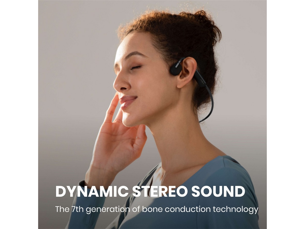 SHOKZ OpenMove Trådlösa Hörlurar, On-Ear (grå) Hörlurar