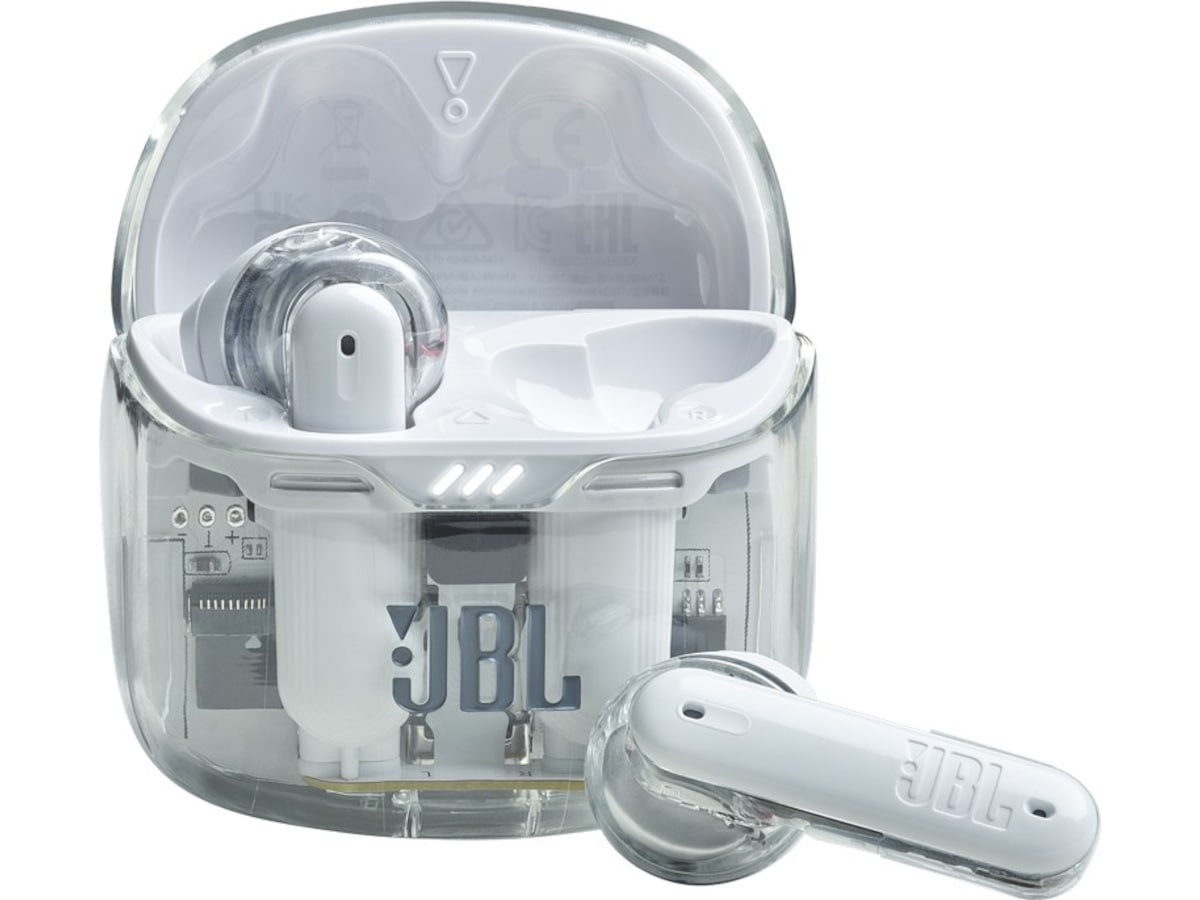 JBL Tune Flex Ghost Trådlösa Hörlurar, In-ear (vit) In-ear hörlurar