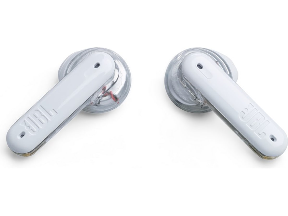 JBL Tune Flex Ghost Trådlösa Hörlurar, In-ear (vit) In-ear hörlurar