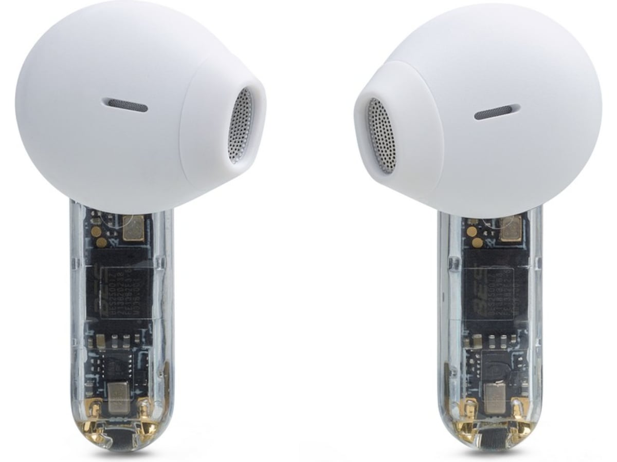 JBL Tune Flex Ghost Trådlösa Hörlurar, In-ear (vit) In-ear hörlurar