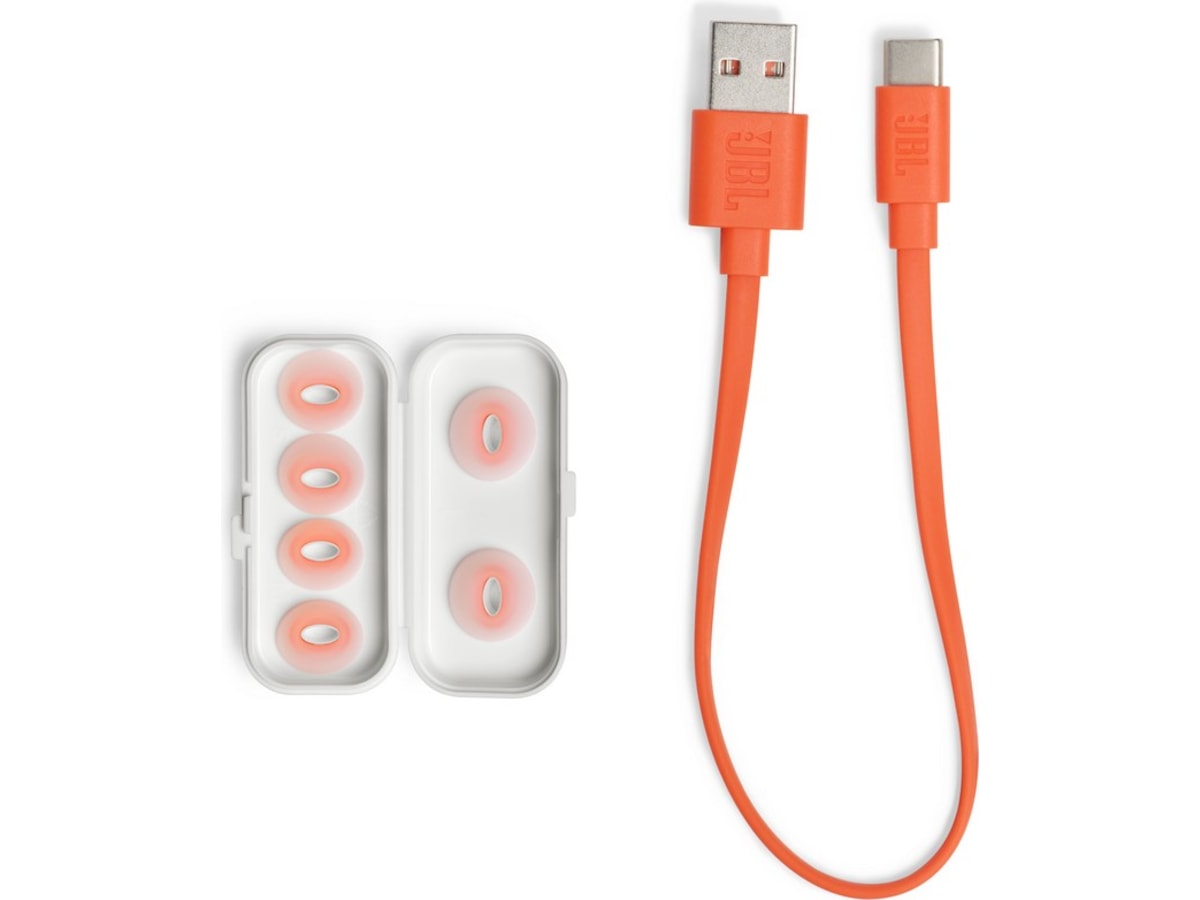 JBL Tune Flex Ghost Trådlösa Hörlurar, In-ear (vit) In-ear hörlurar