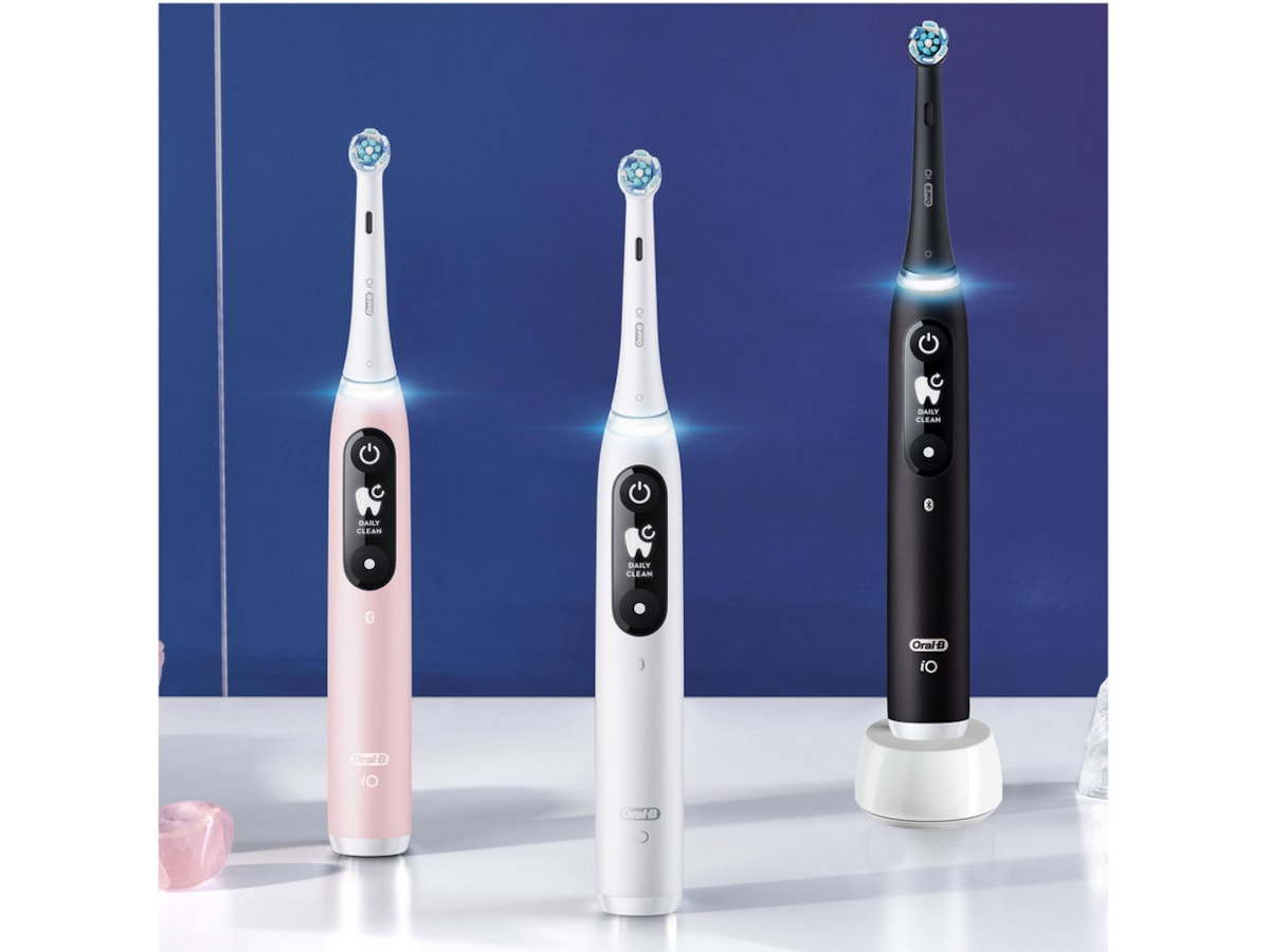 Oral-B iO6 Eltandborste (svart lava & pink sand) Eltandborste