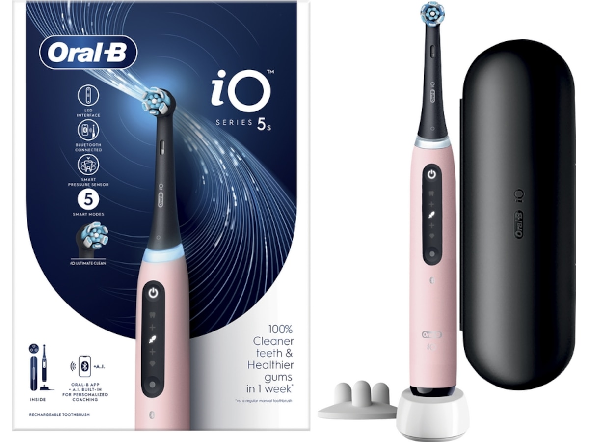 Oral-B iO 5S Eltandborste (rosa) Eltandborste