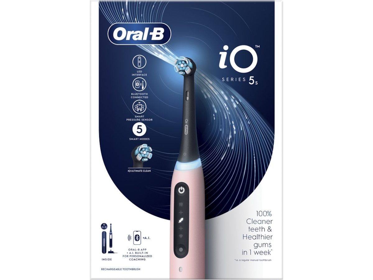 Oral-B iO 5S Eltandborste (rosa) Eltandborste