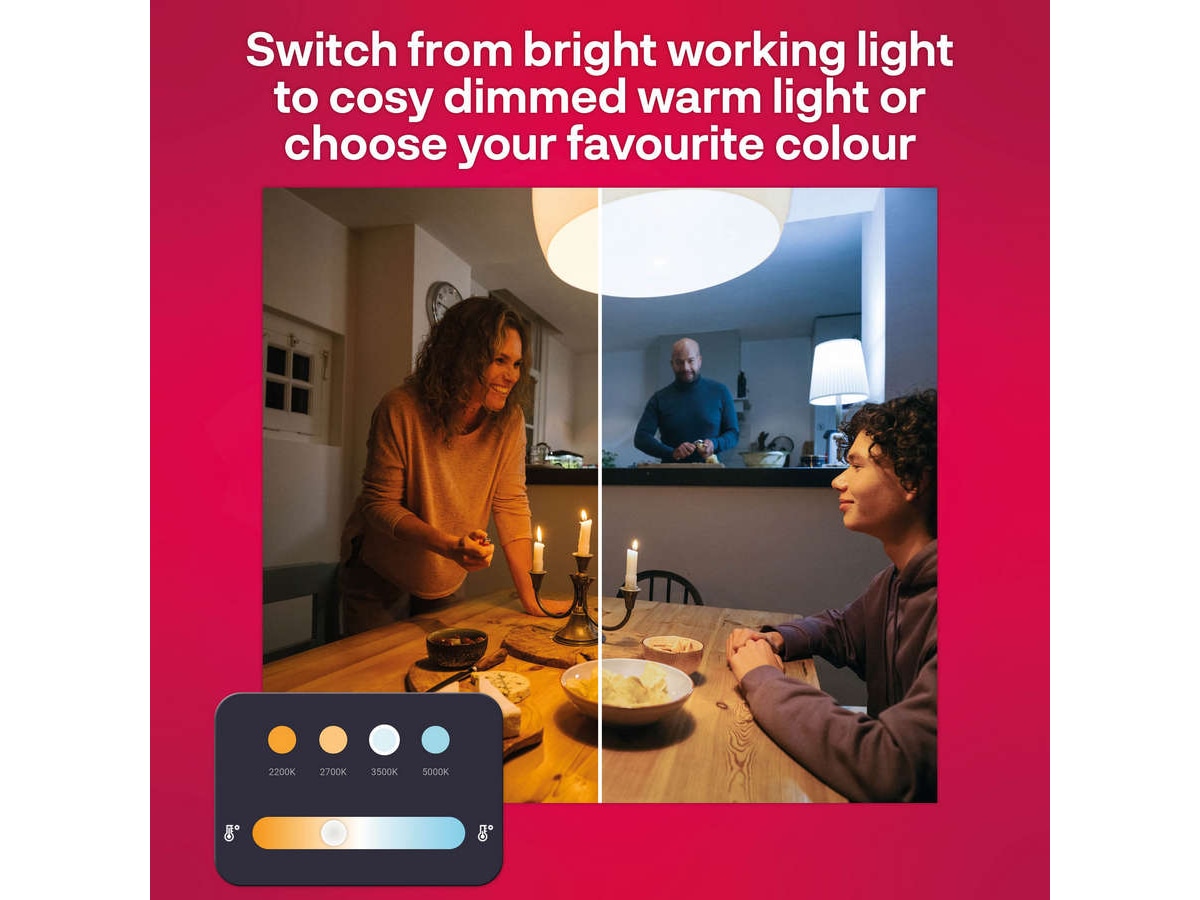 Innrstartpaket GU10 färg LED-lampor & glödlampor