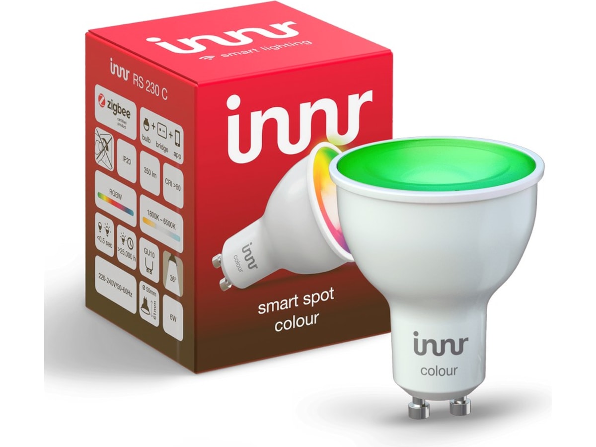 Innr smart spot GU10 färg LED-lampor & glödlampor