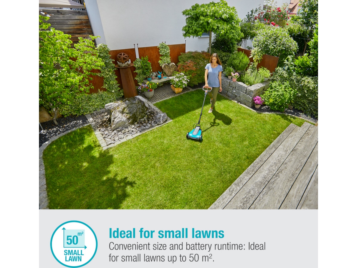 Gardena Gräsklippare HandyMower 22/18V Batteridriven gräsklippare