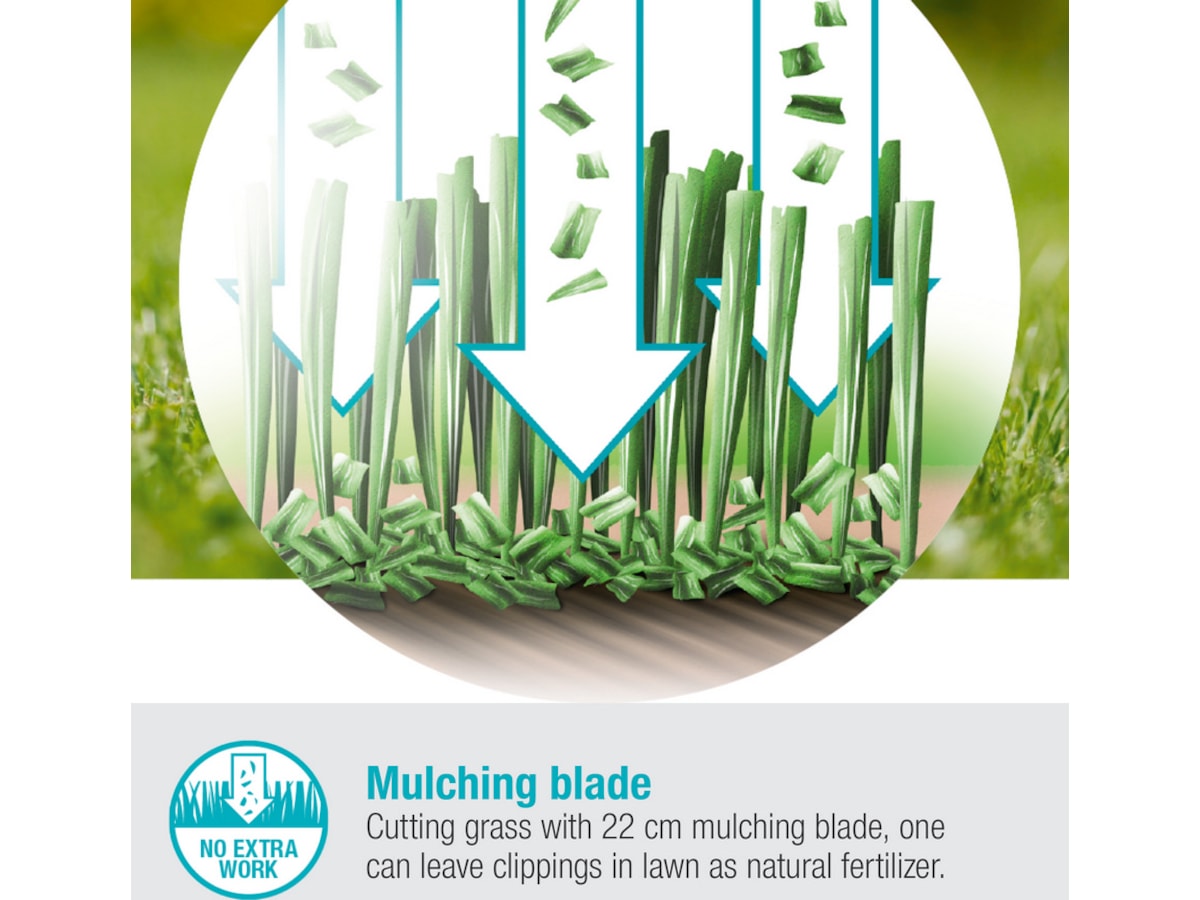 Gardena Gräsklippare HandyMower 22/18V Batteridriven gräsklippare