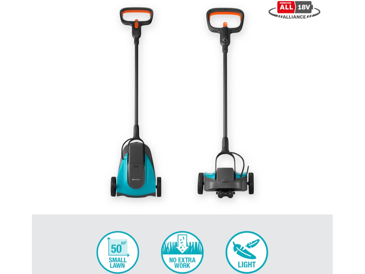 Gardena Gräsklippare HandyMower 22/18V Batteridriven gräsklippare