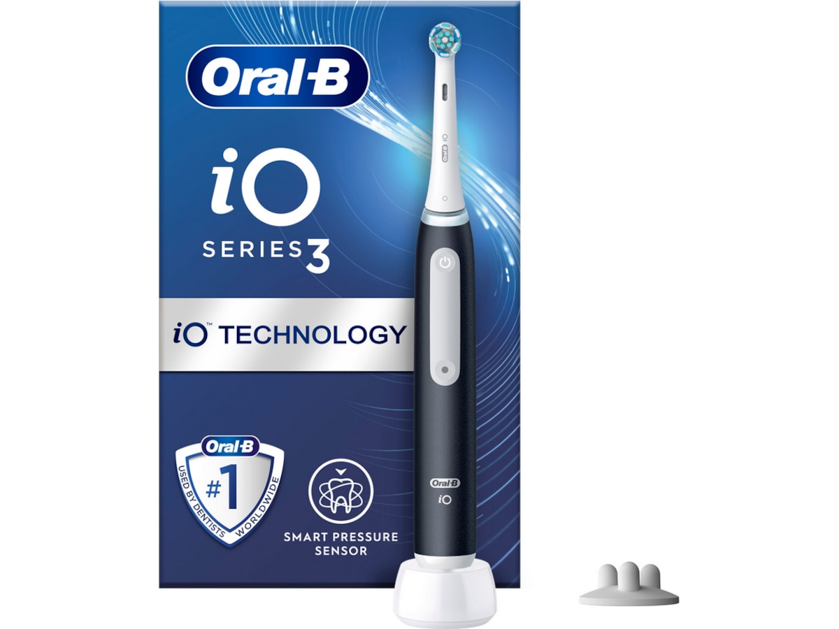 Oral-B iO 3 Elektrisk tandborste (svart) Eltandborste