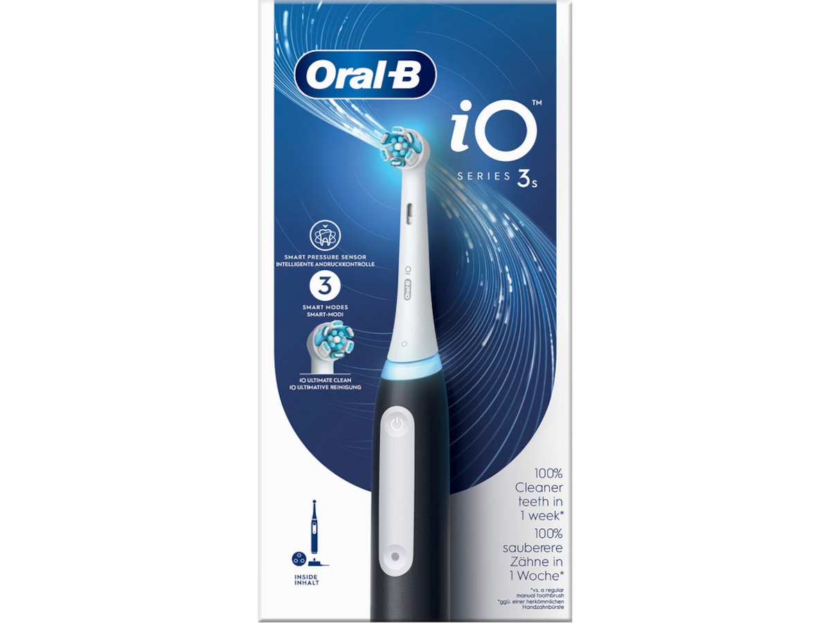 Oral-B iO 3 Elektrisk tandborste (svart) Eltandborste