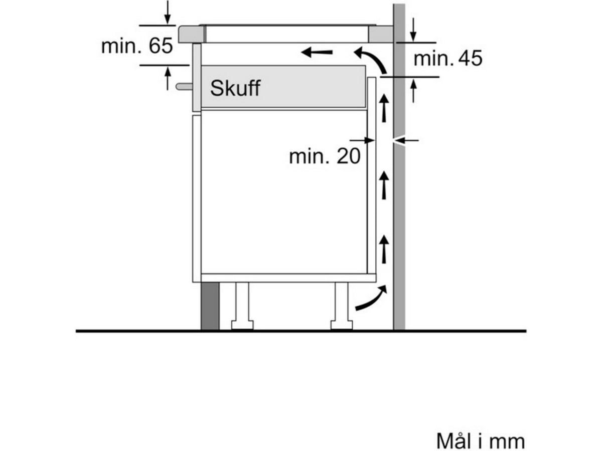 Siemens iQ100 EU611BEB5X Induktionshäll (svart) Induktionshäll