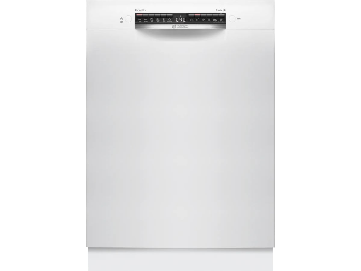 Bosch Serie 6 SMU6ZCW10S Diskmaskin (vit) Underbyggd diskmaskin