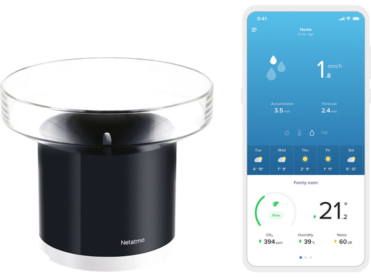 Netatmo Smart Regnmätare Väderstationer