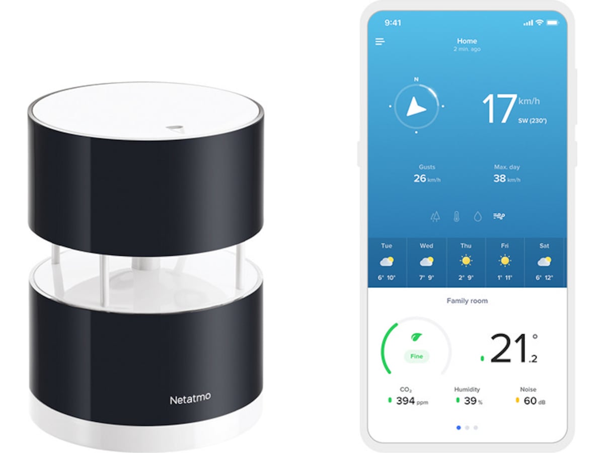 Netatmo Smart Vindmätare Väderstationer