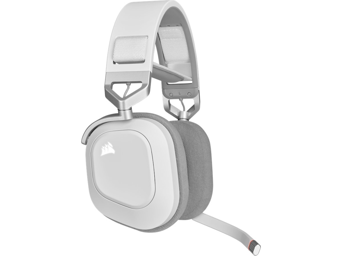 Corsair HS80 RGB Trådlöst Gamingheadset (vit) Gamingheadset