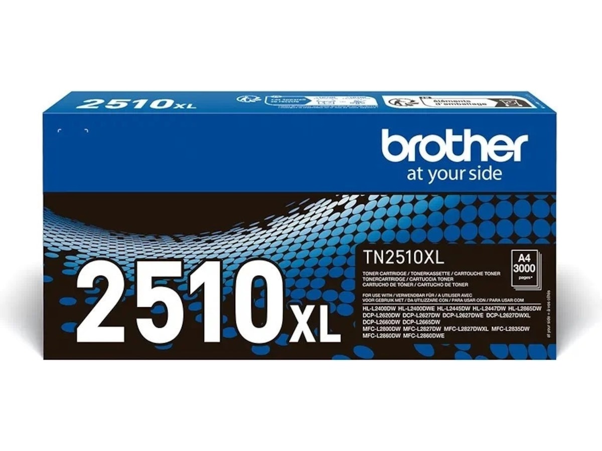 Brother toner TN2510XL svart Lasertoner
