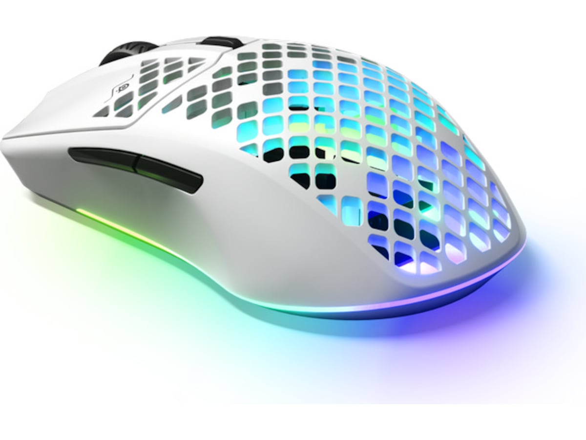 Steelseries Aerox 3 Trådlös Gamingmus (vit) Gamingmus