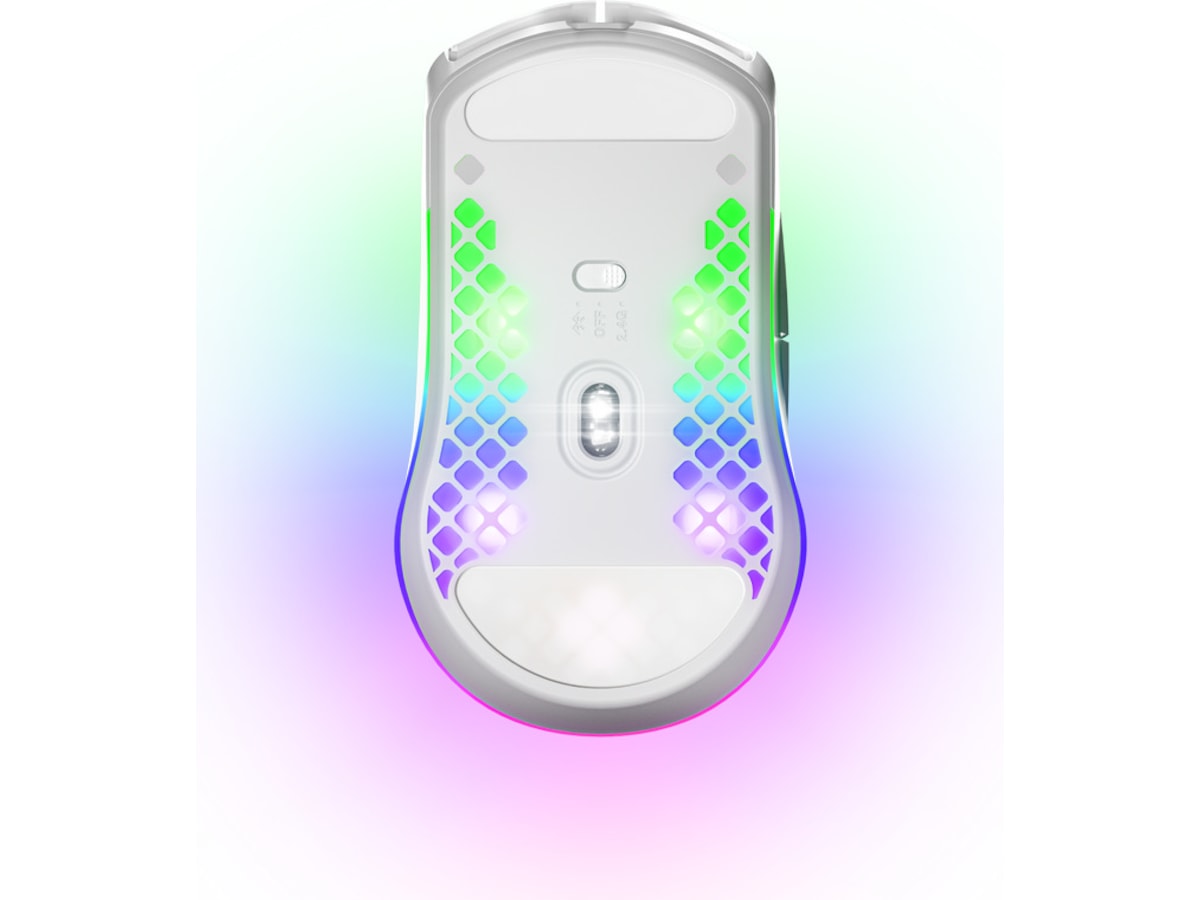 Steelseries Aerox 3 Trådlös Gamingmus (vit) Gamingmus