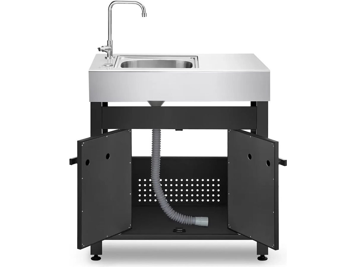 Austin and Barbeque Sidobord med Diskho Utomhusgrillvagnar