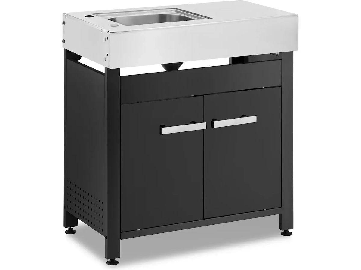 Austin and Barbeque Sidobord med Diskho Utomhusgrillvagnar