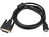 HDMI till DVI kabel 3m (svart) Skärmkablar