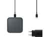 Samsung Trådlös laddare Pad med kabel (svart) Trådlös laddare