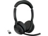 Jabra Evolve2 55 Link380a MS stereo Trådlöst headset
